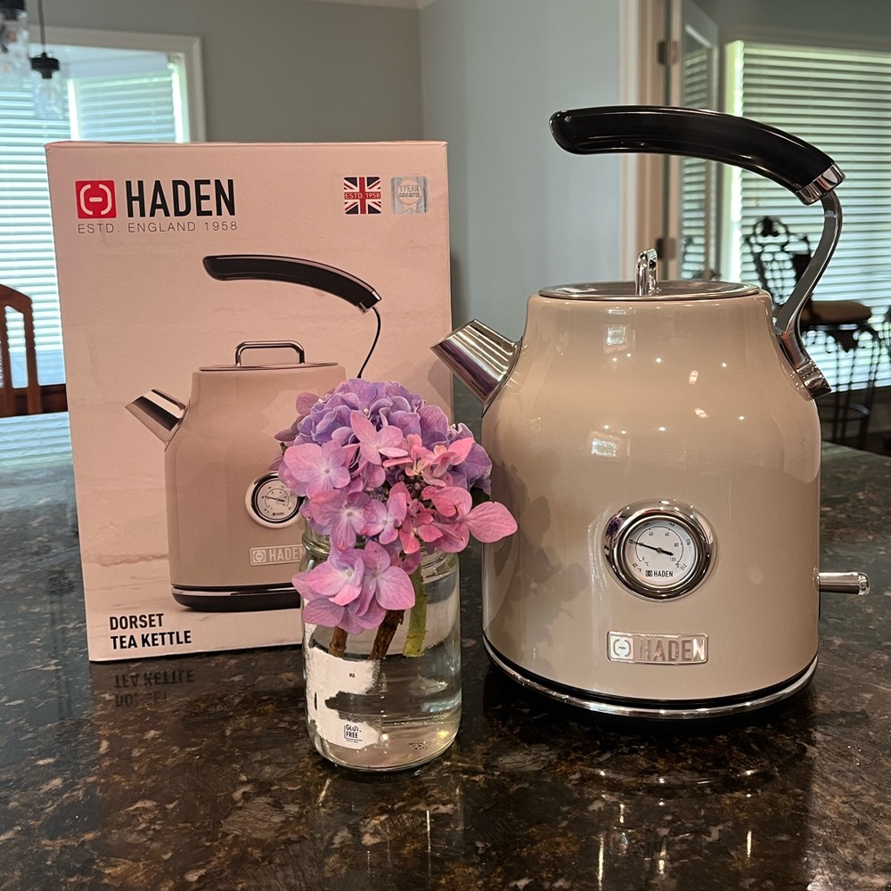 Hayden Dorset 1.7 Liter Tea Kettle in Putty